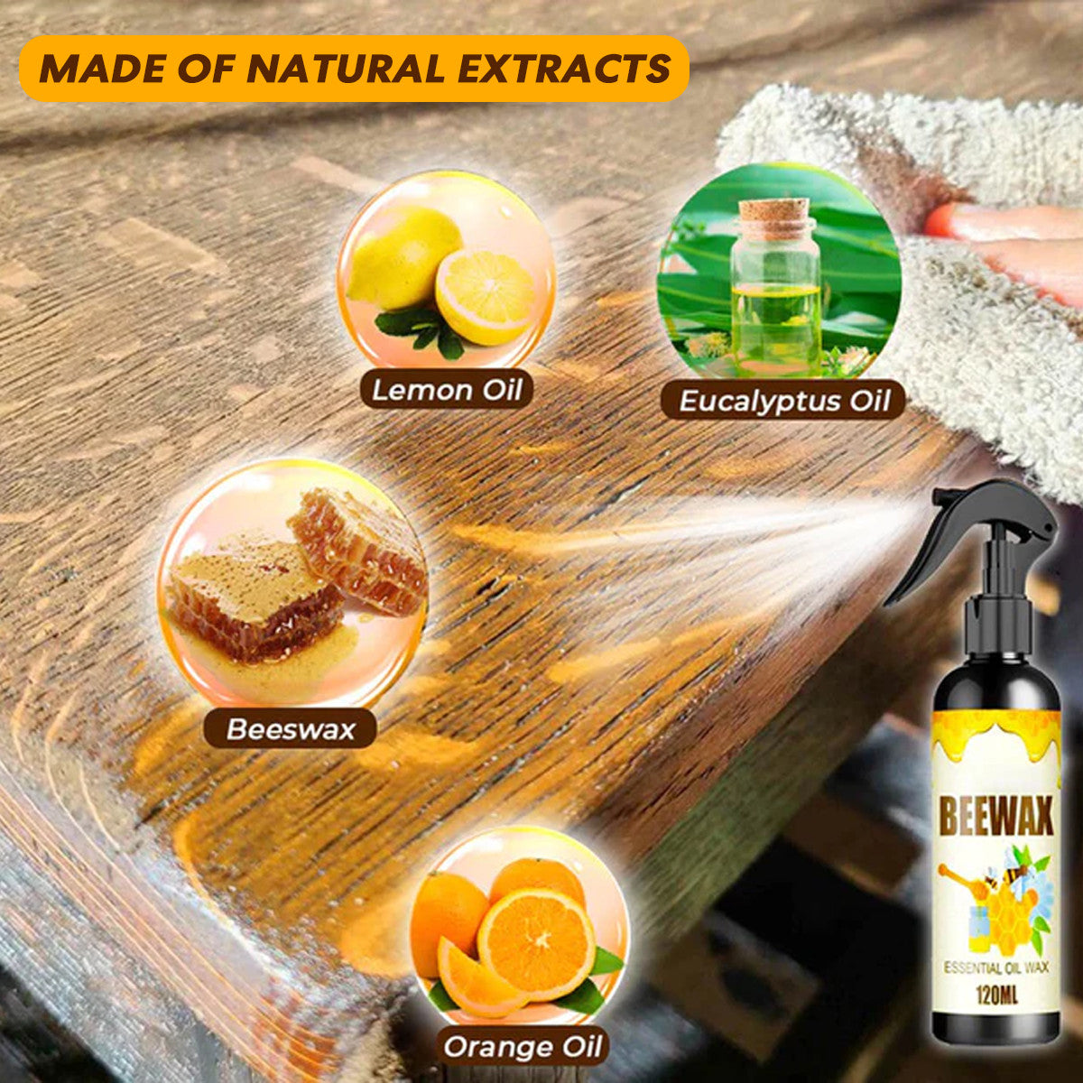 Natural Micro-Molecularized Beeswax Spray π₯ Limited Stock β Order Now! π₯