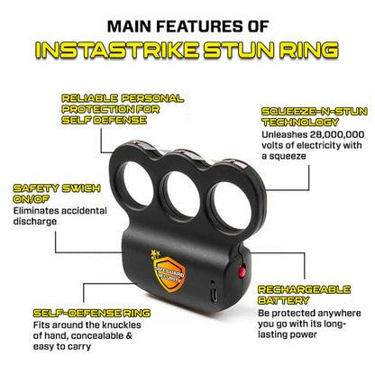 ️💥 2025 Big Sale 70% OFF ️🔥 INSTASTRIKE Extreme 28,000,000 Knuckle Stun Ring ⚡ Tiny Ring, Massive Shock