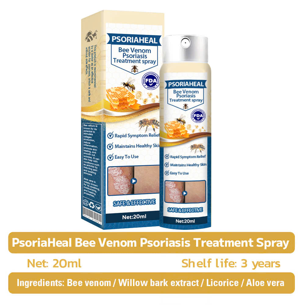 PsoriaHeal Bee Venom Psoriasis Treatment Spray 🔥 Last Day Sale Off 60%🔥